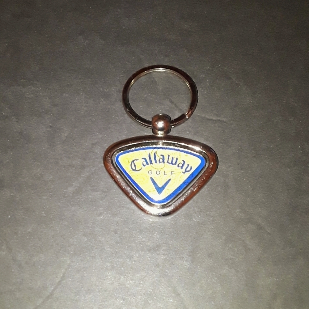 VTG CALLAWAY GOLF CHROME SPIN KEYRING KEY FOB